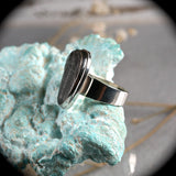 Trilobite Fossil sterling silver ring