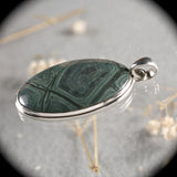 Tinguaite sterling silver pendant