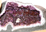 Amethyst Geode Cathedral - Rusmineral cabochons&jewelry