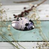Tiffany stone Bertrandite freeform cabochon