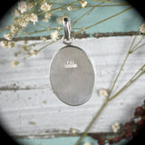Ammolite sterling silver pendant