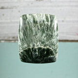 Seraphinite rectangular cabochon