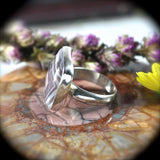 Botswana Agate sterling silver ring