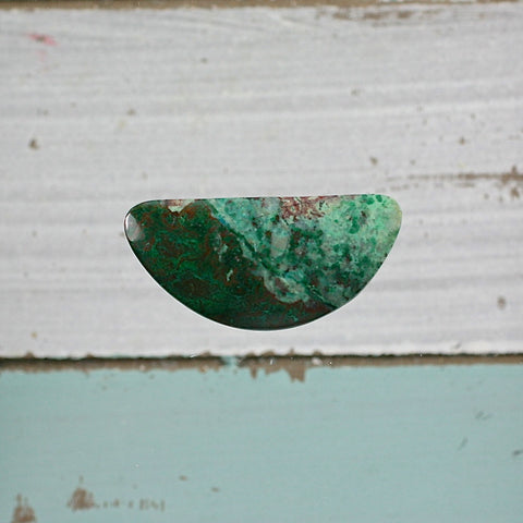 Chrysocolla Shattuckite freeform cabochon - Rusmineral cabochons&jewelry