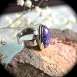 Charoite Sterling Silver ring