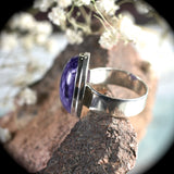 Charoite Sterling Silver ring