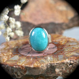 Amazonite sterling silver ring