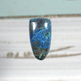Shattuckite freeform cabochon