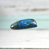 Shattuckite freeform cabochon