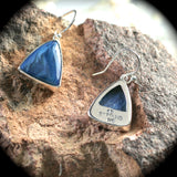 Swedish Blue sterling silver earrings