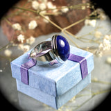 Lapis Lazuli sterling silver ring