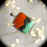 Sonora Chrysocolla sterling silver pendant