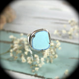 Natural Turquoise sterling silver ring - Rusmineral cabochons&jewelry - 1