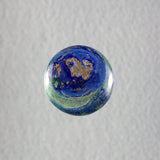 Azurite Malachite round cabochon