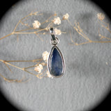 Blue Kyanite sterling silver pendant
