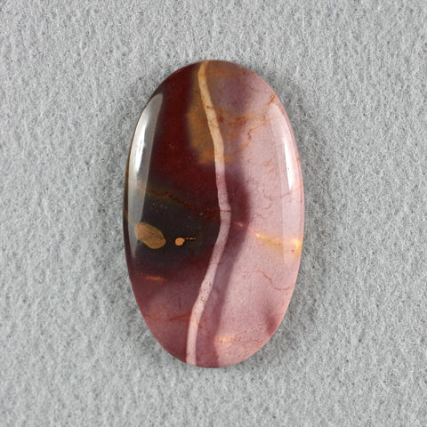 Mookaite Jasper oval cabochon - Rusmineral cabochons&jewelry - 1