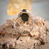 Pietersite sterling silver ring
